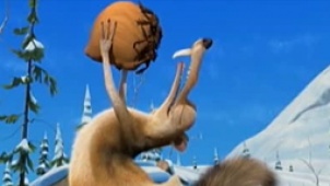 《冰川时代4》圣诞特辑宣传片 伶俐松鼠冰上秀舞姿
