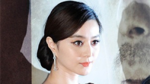 《我的征途》首尔首映 范冰冰薄纱透视裙甜美可人
