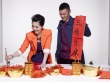 楊千嬅為新片拍賀年輯 余文樂咬春聯(lián)變大小眼