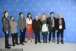 柏林影节评审团发布会 迈克·李白发苍苍显慈祥