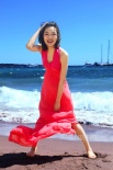 戛纳独家写真：常方源海边戏水 时尚街拍秀性感