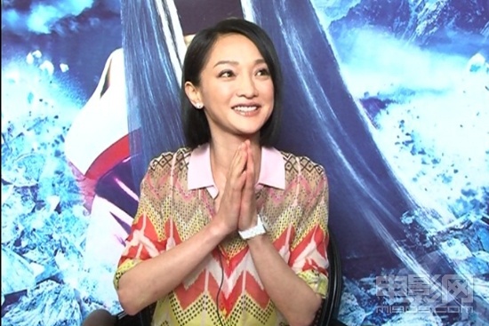 周迅:《画皮2》与赵薇很相爱 拍床戏不会笑场