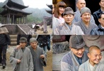 ????劉德華和成龍摒棄了帥氣武打明星在銀幕上令人崇拜的形象，轉(zhuǎn)型在《新少林寺》中穿著一色襤褸的和尚裝。