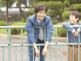 蓝色脚踏车