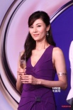 李嘉欣深V長裙性感亮相 有子萬事足否認生二胎