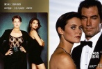 </br>???<strong>出演007電影：《殺人執(zhí)照》 1989年</strong></br>???<strong>美國派：</strong>最典型的就是“黑珍珠”哈莉·貝瑞了，這位奧斯卡影后在電影中成為完美花瓶，還不忘穿著黃色比基尼致敬第一位邦女郎烏蘇拉·安德絲的性感出水，當(dāng)然布魯斯南在她小腹上玩鉆石的場景也成為邦德史上各式床戲的典范。其他美國大妞兒還有吉爾·圣約翰、芭芭拉·貝芝、路易絲·智麗、坦雅·羅伯茲、凱莉·洛維等等。