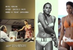 </br>???<strong>出演007電影：《擇日而亡》 2002年</strong></br>???<strong>美國派：</strong>最典型的就是“黑珍珠”哈莉·貝瑞了，這位奧斯卡影后在電影中成為完美花瓶，還不忘穿著黃色比基尼致敬第一位邦女郎烏蘇拉·安德絲的性感出水，當(dāng)然布魯斯南在她小腹上玩鉆石的場景也成為邦德史上各式床戲的典范。其他美國大妞兒還有吉爾·圣約翰、芭芭拉·貝芝、路易絲·智麗、坦雅·羅伯茲、凱莉·洛維等等。