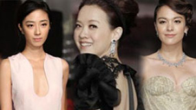 桂綸鎂深V胸前解放 金馬紅毯女星大方秀事業(yè)線