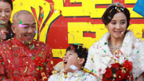 陶红披婚纱与杨议演另类夫妻 土洋结合“笑果”足