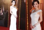 <strong>美艳指数：★★★☆</strong></br>第36届香港国际电影节杨幂以一袭白色长裙露背出场，挺拔胸部成为看点。