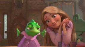 长发公主藏深闺不知被囚禁 无聊度日恶搞变色龙——《魔发奇缘》