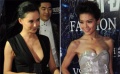 周秀娜银色爆乳装显身材 莫小棋深V礼服惊艳全场