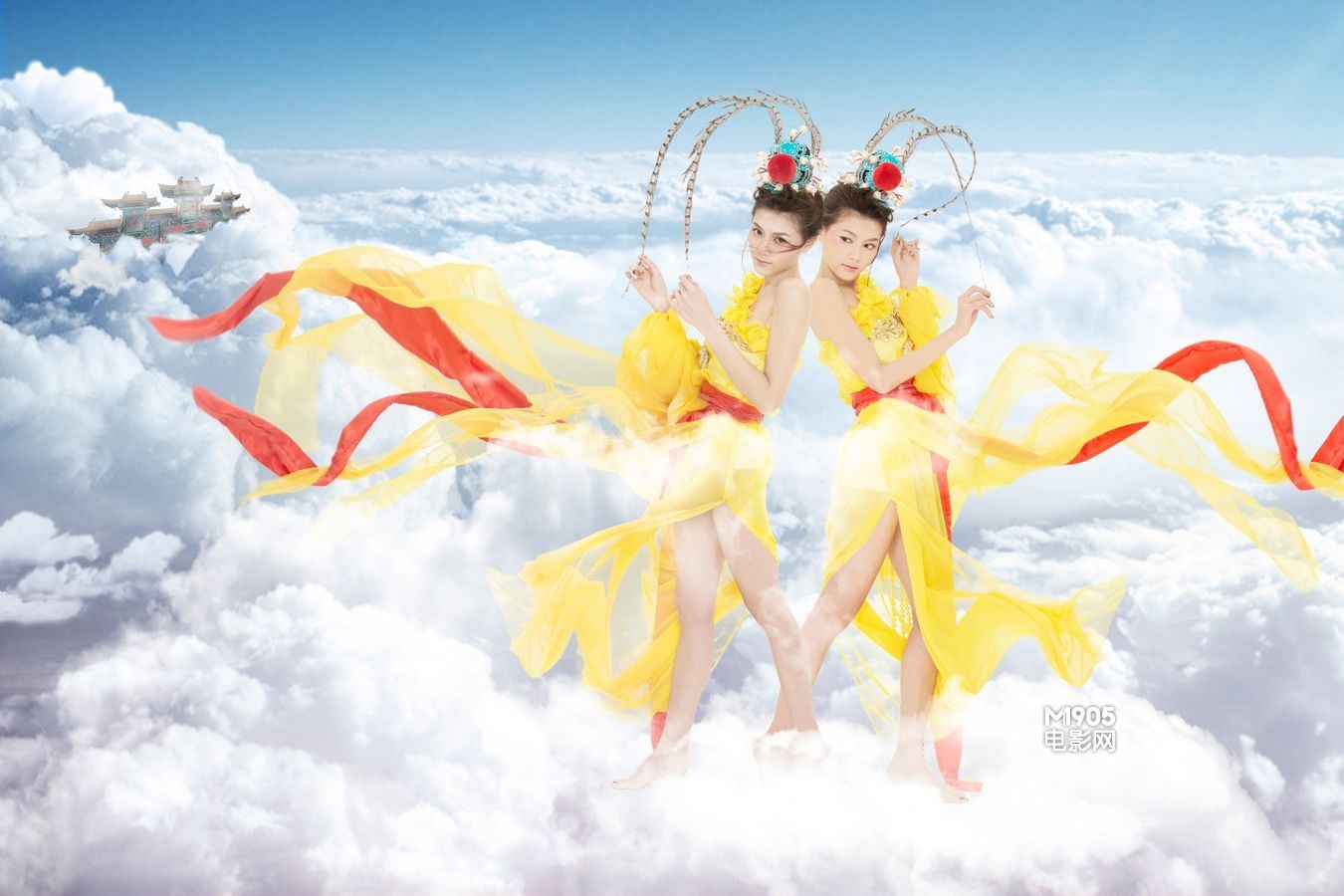 周秀娜为"西游"拍美猴王写真 金翎冲天显娇俏