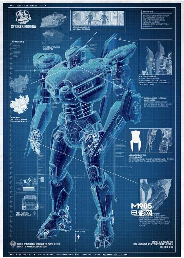 《環太平洋》曝機甲海報 日俄巨型戰甲率先亮相