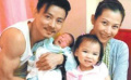 蔡少芬再添一女幸福满溢 老公张晋微博首秀全家福