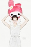水原希子曝夏日甜美写真 和hello kitty比可爱