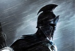 一個(gè)威武的戰(zhàn)士全副武裝矗立于狂風(fēng)暴雨之中，由于光線太暗，我們看不清他的面孔，在海報(bào)后景中，隱約可以見(jiàn)到幾艘搖晃的戰(zhàn)艦，突如其來(lái)的暴風(fēng)雨對(duì)這群戰(zhàn)艦來(lái)說(shuō)無(wú)疑是一次巨大的挑戰(zhàn)