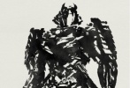 《金剛狼2》新曝反派“銀武士”水墨版海報，與影片早前曝光的“金剛狼”首款海報一樣采用了水墨風(fēng)格，十分符合本集的東方韻味