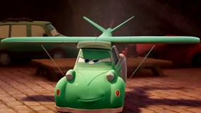 《飞机总动员》中文预告片 迷你车一秒钟变飞机