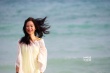 江一燕素颜海滩写真曝光 清新淡雅流露自然性感