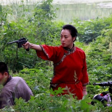 女將軍李貞浴血瀏陽河