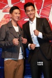 潘霜霜助阵《激战》红毯 李菲儿绿色长裙秀清新