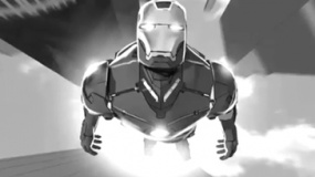 《复仇者联盟》电影草稿动画 托尼坠楼变身钢铁侠