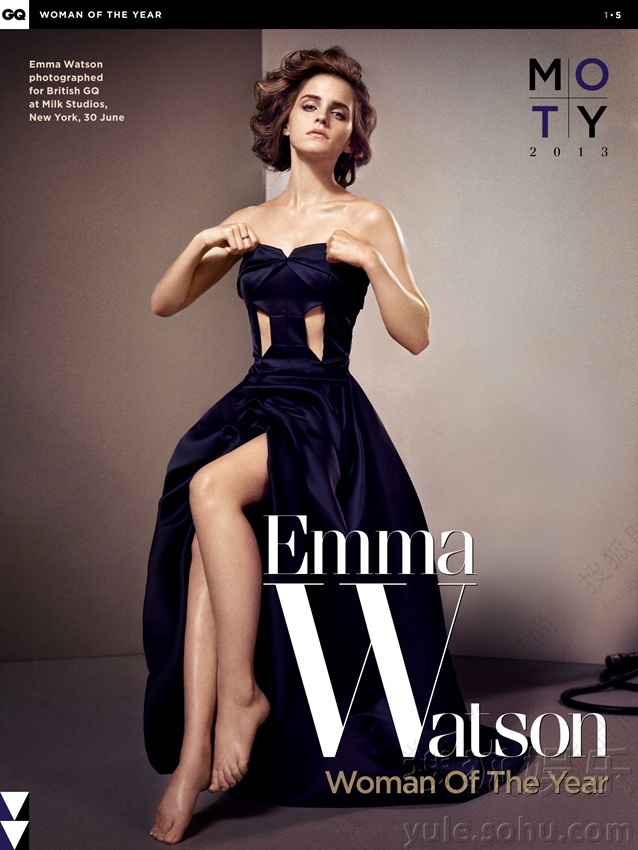 爱玛·沃森拍时尚大片 低胸露背显露轻熟女风范
