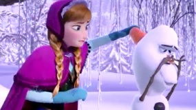 《冰雪奇缘》中文预告片 姐妹对决搞怪雪人相助