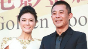 田海蓉白裙亮相英氣優(yōu)雅 “保鏢范兒”侯勇護花忙