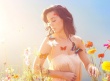 凯蒂·佩里梦幻写真化身花仙 蝴蝶伏胸部展唯美