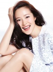 江一燕森女系雜志寫真 清新裝束純凈笑容似氧氣