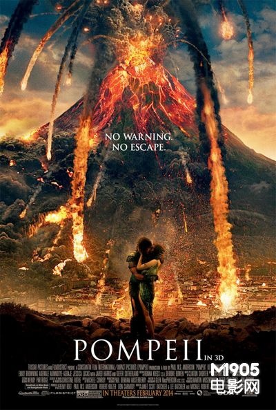 《庞贝末日》首曝海报 火山爆发下的绝美之恋