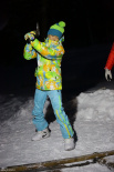 《爸爸去哪儿》收官 爸爸劈木头熊孩子玩雪橇