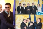 5月5日，法國(guó)外交部長(zhǎng)洛朗·法比尤斯為王家衛(wèi)頒發(fā)代表法國(guó)文化最高榮譽(yù)的“法蘭西文化藝術(shù)司令勛章”，張震、梁朝偉亦出席見(jiàn)證。王家衛(wèi)向來(lái)在法國(guó)很受歡迎，曾憑《春光乍泄》斬獲戛納電影節(jié)最佳導(dǎo)演獎(jiǎng)，2006年王家衛(wèi)更是出任戛納電影節(jié)評(píng)審團(tuán)主席。