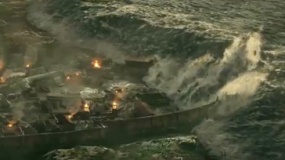 《庞贝末日》精彩片段 惊涛骇浪来袭古城淹没在即