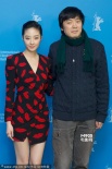 王学兵撑《白日焰火》发布会 桂纶镁大秀美腿