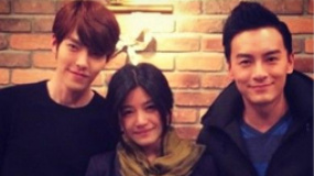 金宇彬袭台人气火爆 陈妍希、郑元畅陪吃晒合照