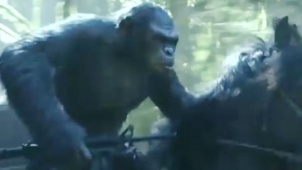 《猩球崛起2》宣传片 坐骑之上黑猩猩军团凶猛来袭