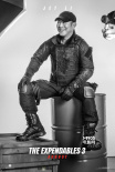 《敢死队3》发黑白人物海报 布光细腻质感十足