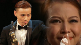張晉獲最佳男配激動(dòng)落淚 感謝蔡少芬“風(fēng)雨同路”