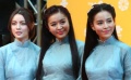 《女生宿舍》主創(chuàng)紅毯秀 溫心民國學(xué)生裝甜美嬌羞