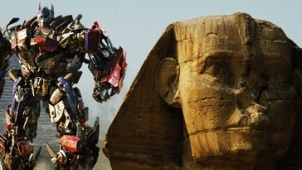 《变形金刚2》片段 汽车人、霸天虎埃及沙漠大战