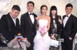 嚴(yán)屹寬新婚歸來(lái)設(shè)宴招待賓客 新娘身穿深V婚紗