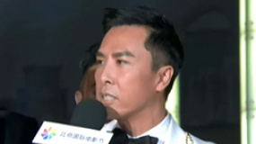 “冰封”剧组亮相 甄子丹“无伤”任达华“硬气”