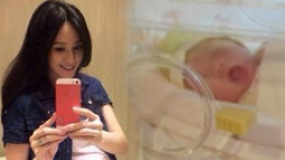 30歲曾愷玹奉子結(jié)婚生下女寶寶 貼心老公全程守護