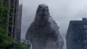 《哥斯拉》中文片段 巨兽全身毕露高耸比肩大厦