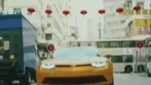 《变4》雪佛兰车型广告 大黄蜂酷帅漂移香港街头