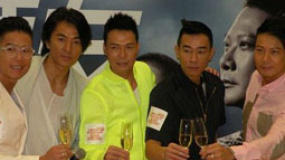 古惑仔成功发片办签名会 郑伊健否认蒙嘉慧怀孕