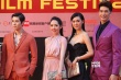 郭敬明攜《小時(shí)代3》劇組現(xiàn)身 郭采潔顯女王范